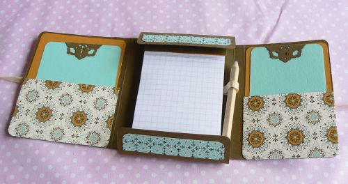bloc note, atelier stampin'up