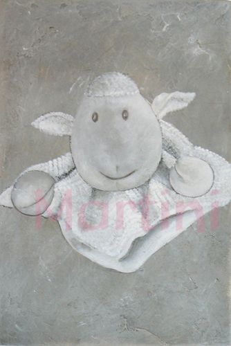 tableau doudou, tableau mouton doudou tableau pour enfant doudo, tableau personnalisé de doudou